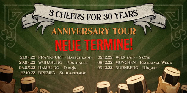 Anniversary Tour - Verschiebung auf 2022