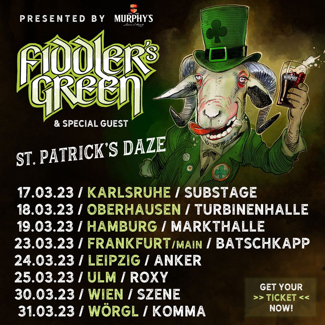 ST. PATRICK'S DAZE Tour 2023